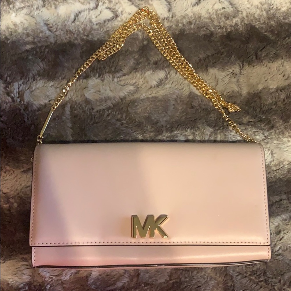 Michael Kors Light Pink Cross Body Purse